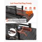 Διάδρομος VEVOR Dog για Small/Medium Dog, Pet Running Machine Pacer Slatmill με Stepless ρύθμιση, φρένο και τροχούς, αναβάθμιση πλαστικής ζώνης για να κρατάτε τα κατοικίδια ενεργά και σε φόρμα, έως 199,6 kg, εύκολο στη μετακίνηση