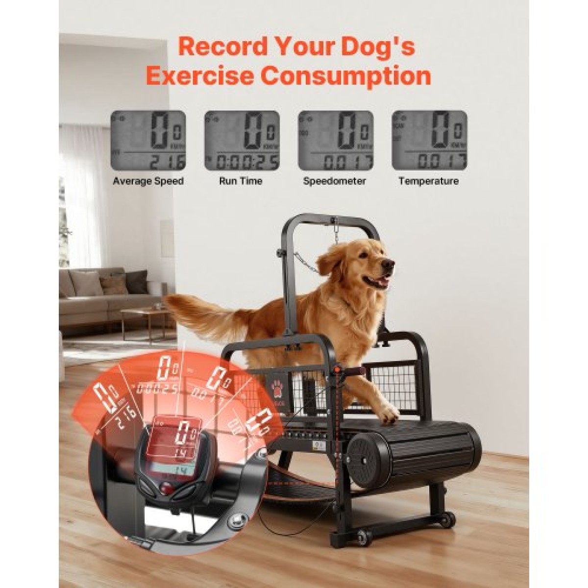 Διάδρομος VEVOR Dog για Small/Medium Dog, Pet Running Machine Pacer Slatmill με Stepless ρύθμιση, φρένο και τροχούς, αναβάθμιση πλαστικής ζώνης για να κρατάτε τα κατοικίδια ενεργά και σε φόρμα, έως 199,6 kg, εύκολο στη μετακίνηση