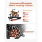 Διάδρομος VEVOR Dog για Small/Medium Dog, Pet Running Machine Pacer Slatmill με Stepless ρύθμιση, φρένο και τροχούς, αναβάθμιση πλαστικής ζώνης για να κρατάτε τα κατοικίδια ενεργά και σε φόρμα, έως 199,6 kg, εύκολο στη μετακίνηση