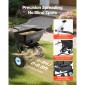 VEVOR Tow Behind Broadcast Spreader, χωρητικότητα 130LBS, Tow/Push Garden Spreader με 13 in ελαστικά, 30 ρυθμιζόμενη ρύθμιση & 9,8 ft πλάτος διασποράς, γκαζόν για σπόρους, λίπασμα, αλάτι, τήξη πάγου