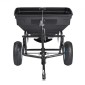VEVOR Tow Behind Broadcast Spreader, χωρητικότητα 130LBS, Tow/Push Garden Spreader με 13 in ελαστικά, 30 ρυθμιζόμενη ρύθμιση & 9,8 ft πλάτος διασποράς, γκαζόν για σπόρους, λίπασμα, αλάτι, τήξη πάγου