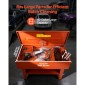 VEVOR Parts Washer 151L Tank, 65L Solvent Capacity, 3L per Minute Max Output Pump, Heavy Duty Steel Cabine Electric Pump Καθαριστικό πλυντηρίου ανταλλακτικών αυτοκινήτων για ρουλεμάν τροχών, γρανάζια και καρμπυρατέρ