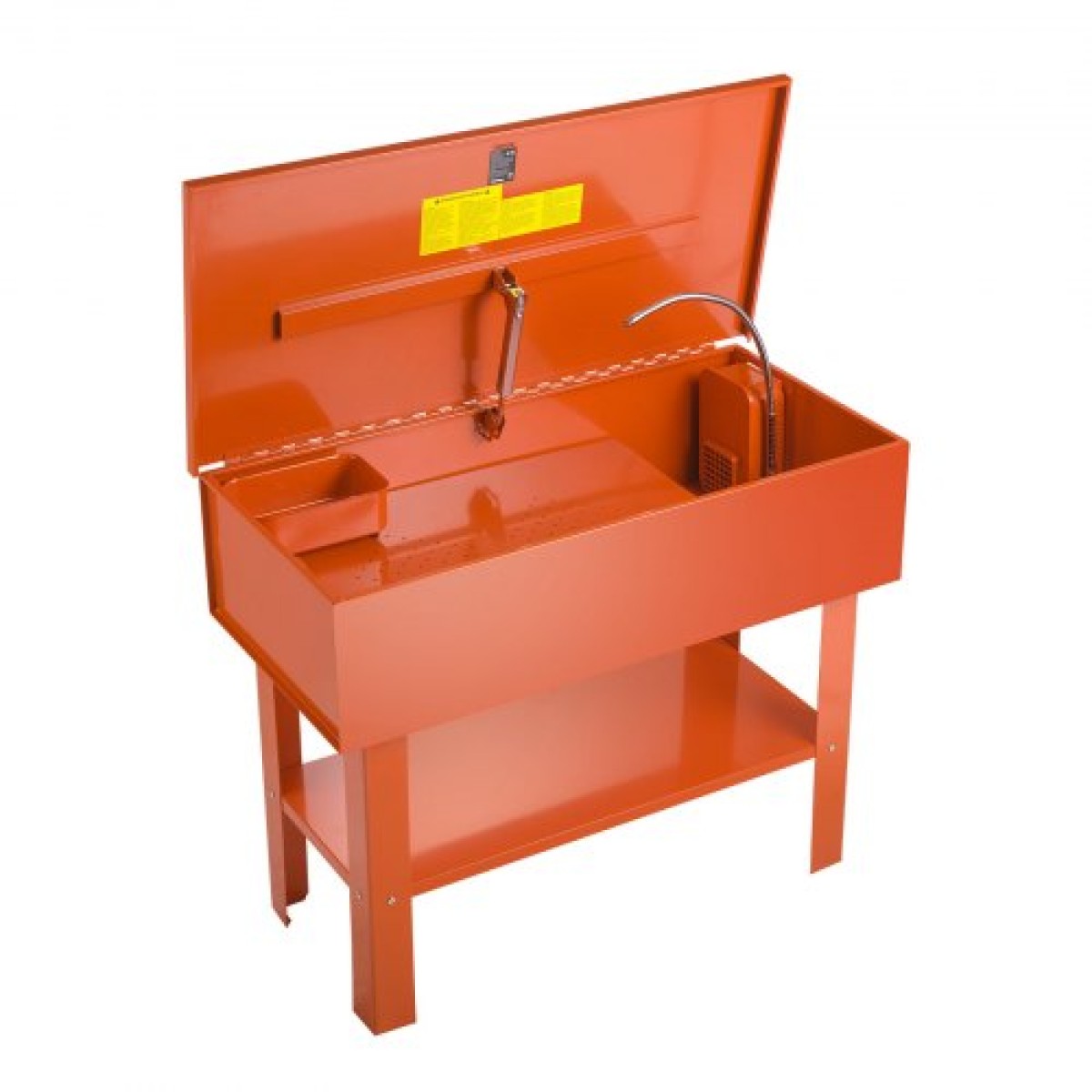 VEVOR Parts Washer 151L Tank, 65L Solvent Capacity, 3L per Minute Max Output Pump, Heavy Duty Steel Cabine Electric Pump Καθαριστικό πλυντηρίου ανταλλακτικών αυτοκινήτων για ρουλεμάν τροχών, γρανάζια και καρμπυρατέρ