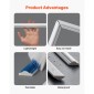 VEVOR Wall Molding 12 Pack, 51 x 51 cm Σετ πάνελ με ξύλινο πάνελ, Ελαφρύ βαμμένο πολυστυρένιο, εύκολο στην εγκατάσταση, αδιάβροχο διακοσμητικό τοίχου για εσωτερική διακόσμηση Σαλόνι, Υπνοδωμάτιο, Σπίτι, Λευκό