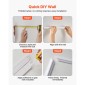 VEVOR Wall Molding 12 Pack, 51 x 51 cm Σετ πάνελ με ξύλινο πάνελ, Ελαφρύ βαμμένο πολυστυρένιο, εύκολο στην εγκατάσταση, αδιάβροχο διακοσμητικό τοίχου για εσωτερική διακόσμηση Σαλόνι, Υπνοδωμάτιο, Σπίτι, Λευκό