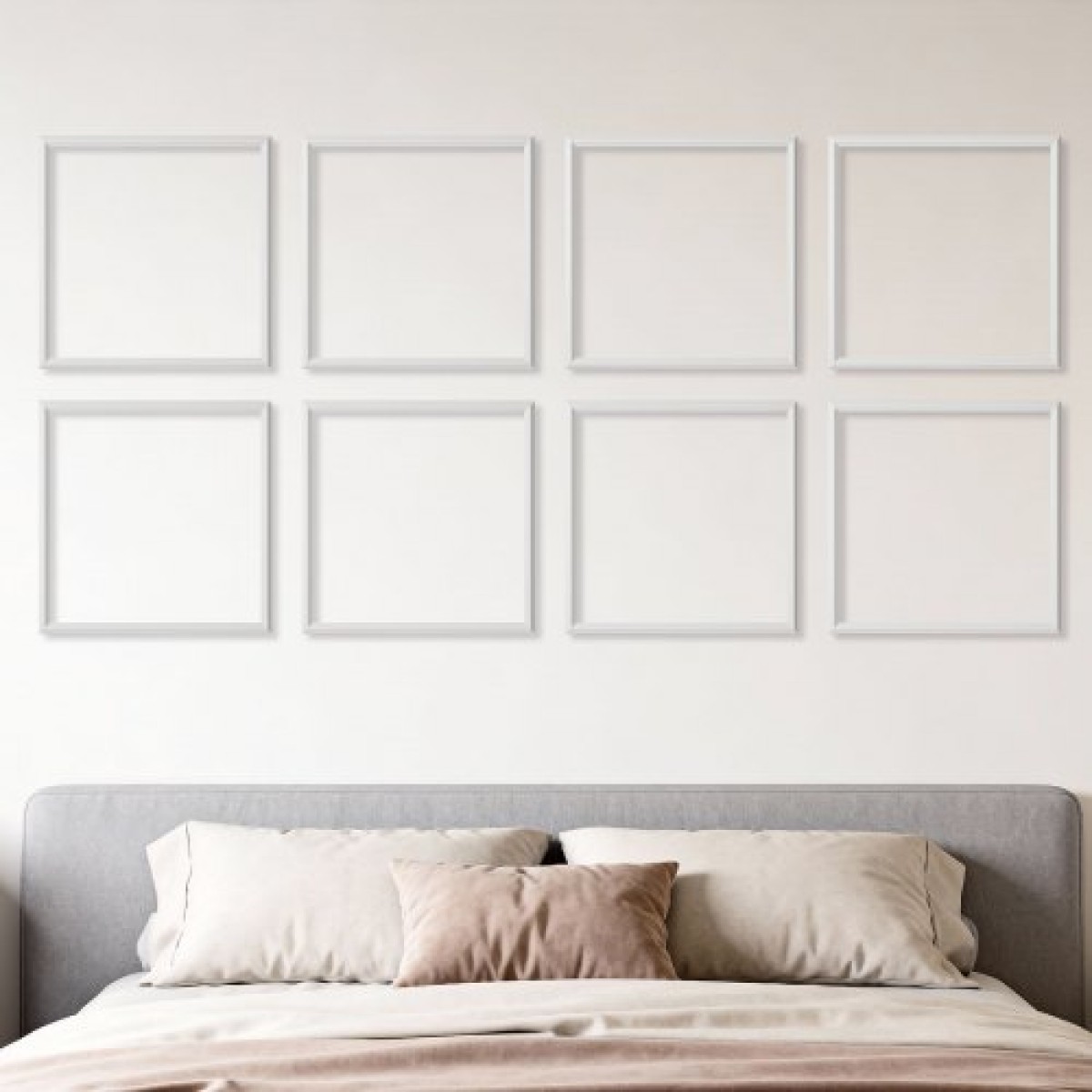 VEVOR Wall Molding 12 Pack, 51 x 51 cm Σετ πάνελ με ξύλινο πάνελ, Ελαφρύ βαμμένο πολυστυρένιο, εύκολο στην εγκατάσταση, αδιάβροχο διακοσμητικό τοίχου για εσωτερική διακόσμηση Σαλόνι, Υπνοδωμάτιο, Σπίτι, Λευκό