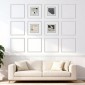 VEVOR Wall Molding 12 Pack, 51 x 51 cm Σετ πάνελ με ξύλινο πάνελ, Ελαφρύ βαμμένο πολυστυρένιο, εύκολο στην εγκατάσταση, αδιάβροχο διακοσμητικό τοίχου για εσωτερική διακόσμηση Σαλόνι, Υπνοδωμάτιο, Σπίτι, Λευκό