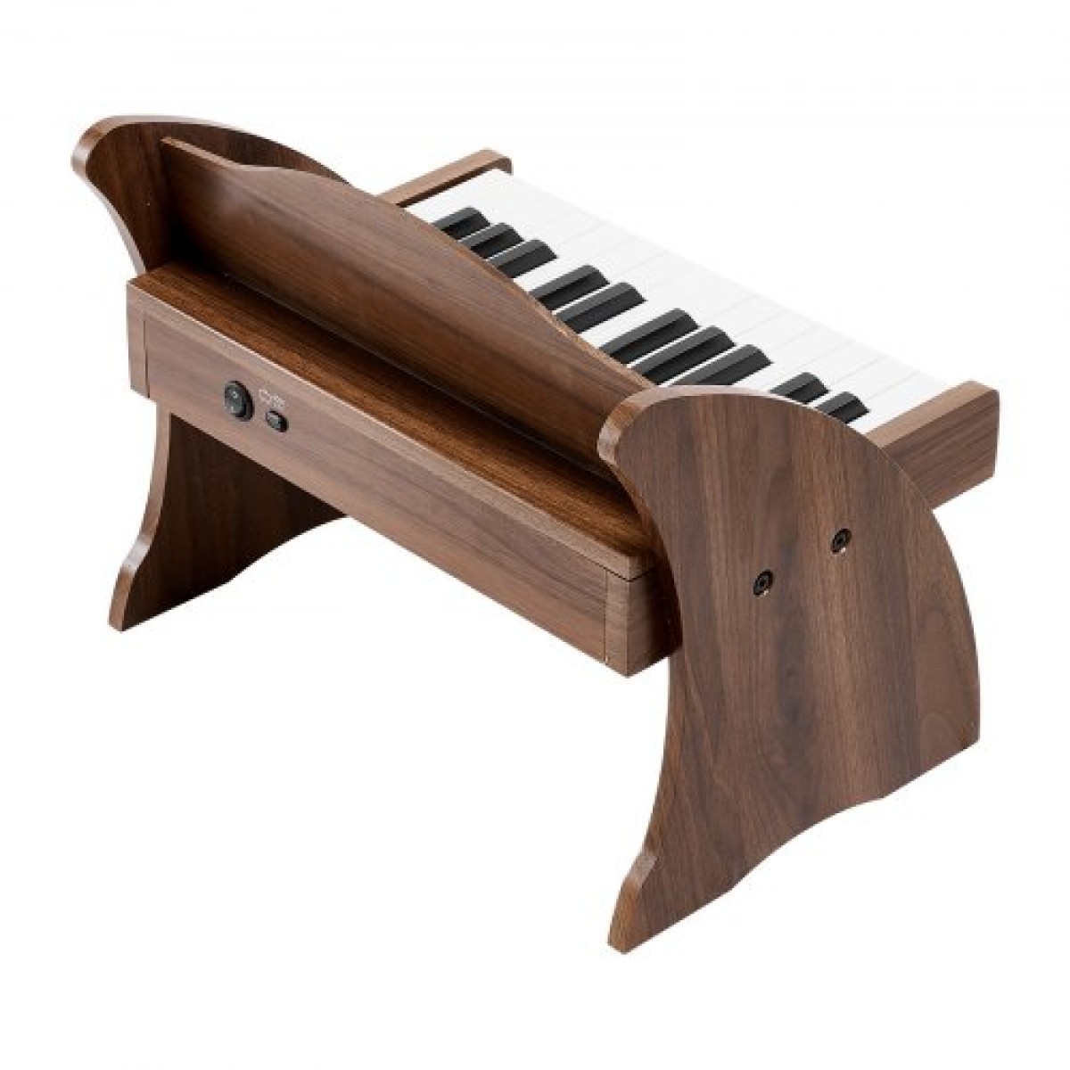 Πληκτρολόγιο VEVOR Kids Piano, Ξύλινο ψηφιακό πιάνο 25 πλήκτρων για παιδιά, Μίνι μουσικό εκπαιδευτικό όργανο παιχνίδι με ρεαλιστικό ήχο, διπλή ισχύς, ρυθμιζόμενη ένταση για νήπια, αγόρια κορίτσια εκμάθηση, καρυδιά