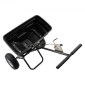VEVOR Walk-Behind Spreader, πλάτος διασποράς 3,66 m, Push Broadcast Spreader με ελαστικά παντός εδάφους 13", Ρυθμιζόμενος έλεγχος ροής, χοάνη χωρητικότητας 59 kg, Διανομείς γκαζόν για λιώσιμο πάγου σπόρων λιπασμάτων