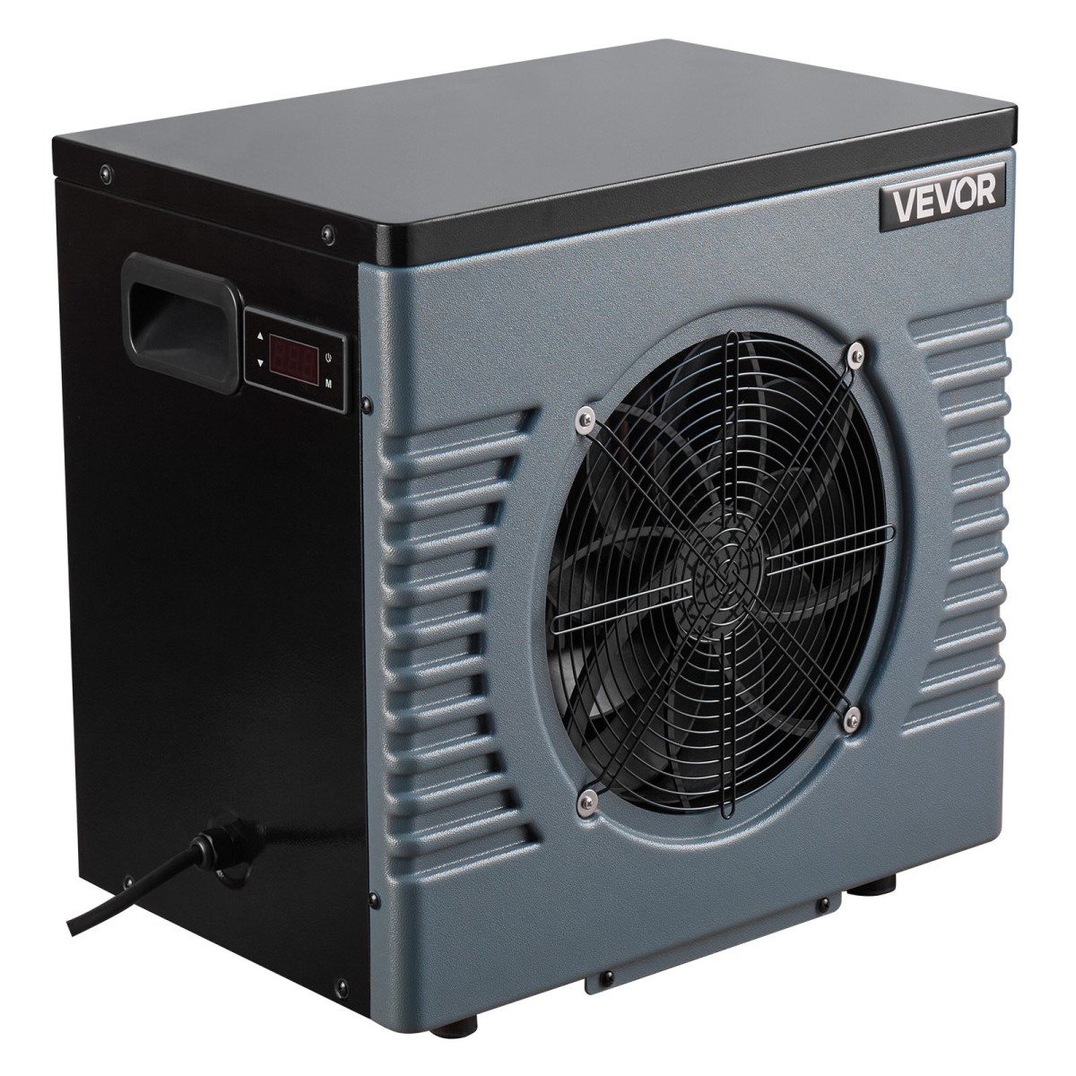Αντλία θερμότητας πισίνας VEVOR 4920 W, Ηλεκτρικός θερμαντήρας πισίνας για πάνω από 18 m³, Max COP 5,29, Χαμηλό θόρυβο, Προστασία GFCI, 15-40 ℃ Θερμοκρασία θέρμανσης για κολύμπι και γυμναστική, 220V 50Hz