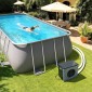 Αντλία θερμότητας πισίνας VEVOR 4920 W, Ηλεκτρικός θερμαντήρας πισίνας για πάνω από 18 m³, Max COP 5,29, Χαμηλό θόρυβο, Προστασία GFCI, 15-40 ℃ Θερμοκρασία θέρμανσης για κολύμπι και γυμναστική, 220V 50Hz