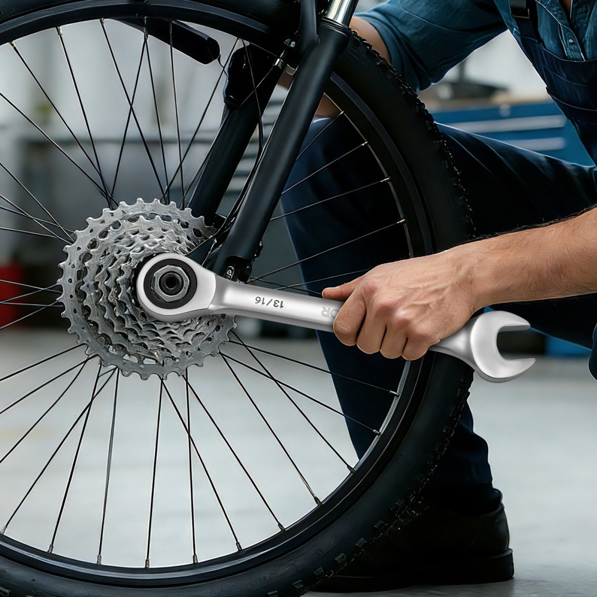 Σετ κλειδιών καστάνιας VEVOR Flex-Head, SAE και Metric, 30 τεμαχίων, 72 δοντιών, Cr-V Steel Ratchet Flexible Combined Wrench Set with Roll Up Pouch, για γενικές επισκευές οικιακής χρήσης και αυτοκινήτων, ασημί