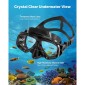 Mini Scuba Tank VEVOR, φορητή δεξαμενή κατάδυσης 1L για υποβρύχια αναπνοή, επαναχρησιμοποιούμενος κύλινδρος κατάδυσης πνεύμονα έως 20 λεπτά, μπουκάλι πόνυ έκτακτης ανάγκης διάσωσης με προσαρμογέα και γυαλιά για κολύμβηση με αναπνευστήρα