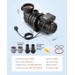 Αντλία πισίνας VEVOR Above Ground, 180W, 10.800 L/H Max Flow Αντλία πισίνας μονής ταχύτητας, AC 220-240V, 2850 RPM, Max Head Lift 8 m, με καλάθι φίλτρου & καπάκι, για πισίνες και υδρομασάζ, υδρομασάζ,