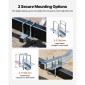 VEVOR Boat Trailer Guides, 470 mm/520 mm Height Adjustable Trailers Guide, 2PCS Thickened High-Duty Trailer Guide-Ons with Smooth Roller Guiding, για σκάφη V-Hull, Σκάφη μικρού έως μεσαίου μεγέθους
