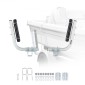 VEVOR Boat Trailer Guides, 470 mm/520 mm Height Adjustable Trailers Guide, 2PCS Thickened High-Duty Trailer Guide-Ons with Smooth Roller Guiding, για σκάφη V-Hull, Σκάφη μικρού έως μεσαίου μεγέθους