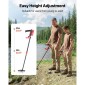 Ανιχνευτής μετάλλων VEVOR, 152,4 mm, Ελαφρύς ανιχνευτής μετάλλων με οθόνη LCD, P68 αδιάβροχο πηνίο αναζήτησης, ρυθμιζόμενος ανιχνευτής χρυσού υψηλής ακρίβειας 580-860 mm, εύκολος στη χρήση, για ανίχνευση χρυσού θησαυρού