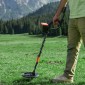 Ανιχνευτής μετάλλων VEVOR για ενήλικες, 203,2 mm, Επαγγελματικός ανιχνευτής χρυσού υψηλής ακρίβειας, IP68 αδιάβροχο πηνίο αναζήτησης με οθόνη, ακουστικά, 3 λειτουργίες, ρυθμιζόμενο, για ανίχνευση κυνηγιού χρυσού θησαυρού