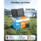 Ψυγείο αυτοκινήτου VEVOR, Ηλεκτρικός ψύκτης συμπιεστής DC 12/24V AC100-240V, Ψυγείο φορτηγών -20°C έως 20°C με έλεγχο APP, τροχοί & διπλής ζώνης, Ψυγείο αυτοκινήτων 35L για RV, Σκάφη, Κάμπινγκ, Ψάρεμα
