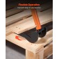 VEVOR Pallet Buster Tool, 1,27 m Carbon Steel Handle Wrecking Pry Bar, 907 kg χωρητικότητα, Εργαλείο αφαίρεσης σανίδων καταστρώματος βαρέως τύπου, μπάρα θραύσης για δάπεδα, πλαίσιο, στέγες, επένδυση, γυψοσανίδα
