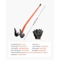 VEVOR Pallet Buster Tool, 1,27 m Carbon Steel Handle Wrecking Pry Bar, 907 kg χωρητικότητα, Εργαλείο αφαίρεσης σανίδων καταστρώματος βαρέως τύπου, μπάρα θραύσης για δάπεδα, πλαίσιο, στέγες, επένδυση, γυψοσανίδα