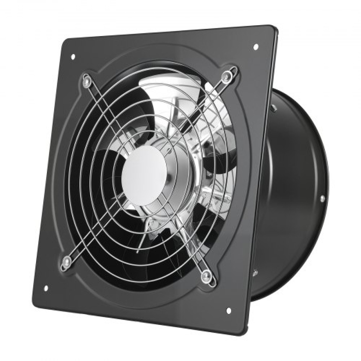 VEVOR 25,4 cm ανεμιστήρας εξάτμισης, 988 CFM ανεμιστήρας υψηλής ταχύτητας επιτοίχιας βάσης με έλεγχο ταχύτητας, χαμηλής κατανάλωσης, φορητός εξαγωγέας εξαερισμού για σοφίτα, γκαράζ, υπόγειο, εργαστήριο, κουζίνα, κοτέτσι, μαύρο