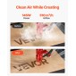 VEVOR Solder Fume Extractor, αναβαθμισμένος απορροφητής καπνού με φίλτρο 4 σταδίων με ισχυρή αναρρόφηση 510 m³/h, 10 ταχύτητες & τηλεχειριστήριο Brushless Smoke Extractor για χάραξη με λέιζερ, εκτύπωση 3D