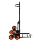 Καροτσάκι αναρρίχησης σκαλοπατιών VEVOR, 100 kg, ικανότητα αναρρίχησης σκάλας, πτυσσόμενο καρότσι βαρέως τύπου με τηλεσκοπική λαβή, 6 ρόδες και 2 κορδόνια bungee, κούκλα αναρρίχησης σκάλας για σπίτι, παντοπωλεία, αποθήκη