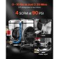 VEVOR 30L Air Compressor, 1,5KW 113L/min at 6,2 Bar Air Compressors, Max 10 Bar Pressure Oil-free Tank Compressor for Auto Repair, Infletting ελαστικών, Spray Paining, Woodwork Nailing