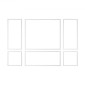 VEVOR Molding Wall Pack 3, Κιτ πάνελ με σκοτάδι, Ελαφρύ βαμμένο πολυστυρένιο, Εύκολη εγκατάσταση Έντονη επένδυση τοίχου για εσωτερική διακόσμηση Σαλόνι, Υπνοδωμάτιο, Σπίτι, Λευκό (58x143 + 58x58 cm)