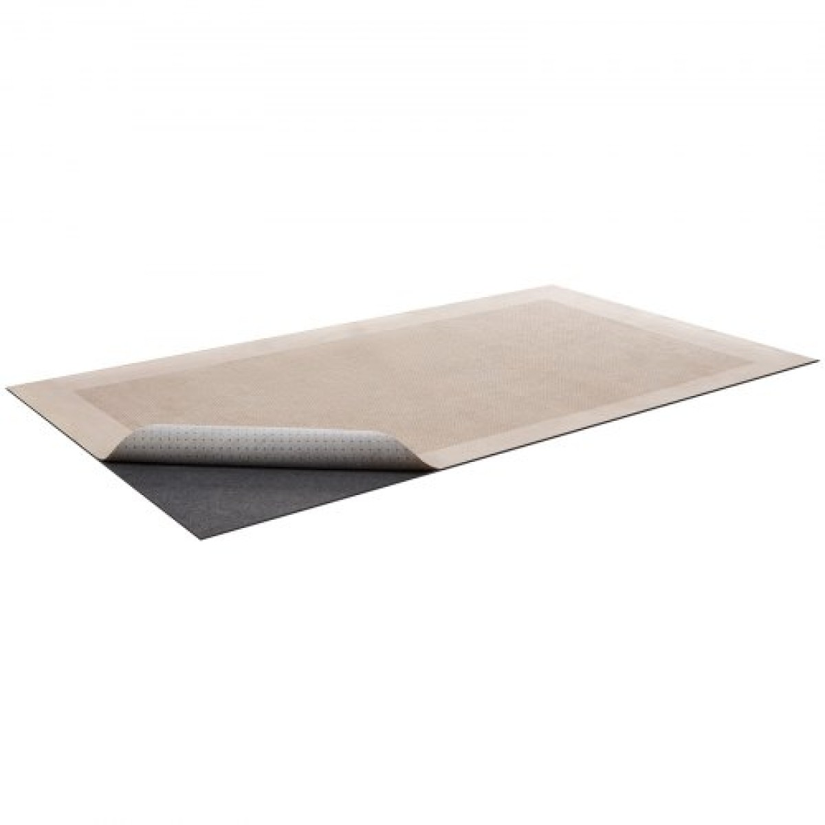 VEVOR Rug Pad 2,74 x 3,66 m, Αντιολισθητικό μαξιλάρι περιοχής χαλιού, επένδυση χαλιού με μαξιλάρι από τσόχα διπλής επιφάνειας & λαστιχένια λαβή, προστασία δαπέδου από σκληρό ξύλο για όλα τα δάπεδα, φινιρίσματα, κρατά τα χαλιά στη θέση τους
