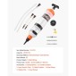 VEVOR 1.5 L Fluid Extractor, Χειροκίνητος εξαγωγέας υγρών για αυτοκίνητα, Σύριγγα λαδιού με μακρύ σωλήνα και σωλήνες επέκτασης Easy Change Oil, Αντλία αναρρόφησης για χορτοκοπτικά Αυτοκίνητα Πλοία Καρότσια γκολφ Μοτοσικλέτες