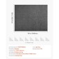 VEVOR Rug Pad 2,44 x 3,05 m, Αντιολισθητικό μαξιλαράκι περιοχής χαλιού, επένδυση χαλιού με μαξιλάρι από τσόχα διπλής επιφάνειας & λαστιχένια λαβή, προστασία δαπέδου από σκληρό ξύλο για όλα τα δάπεδα, φινιρίσματα, κρατά τα χαλιά στη θέση τους