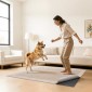 VEVOR Rug Pad 2,44 x 3,05 m, Αντιολισθητικό μαξιλαράκι περιοχής χαλιού, επένδυση χαλιού με μαξιλάρι από τσόχα διπλής επιφάνειας & λαστιχένια λαβή, προστασία δαπέδου από σκληρό ξύλο για όλα τα δάπεδα, φινιρίσματα, κρατά τα χαλιά στη θέση τους