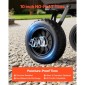 VEVOR Garden Dump Cart, 272 kg Poly Dump Cart, Garden Carts Dumps Wagon με μηχανισμό Quick-Dumps 90°, περιστρεφόμενους τροχούς 180°, εύκαμπτα περιστρεφόμενα ρουλεμάν 270°, Yard Wagon για φυτά, έδαφος, καλλιέργειες