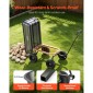 VEVOR Garden Dump Cart, 272 kg Poly Dump Cart, Garden Carts Dumps Wagon με μηχανισμό Quick-Dumps 90°, περιστρεφόμενους τροχούς 180°, εύκαμπτα περιστρεφόμενα ρουλεμάν 270°, Yard Wagon για φυτά, έδαφος, καλλιέργειες