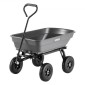 VEVOR Garden Dump Cart, 272 kg Poly Dump Cart, Garden Carts Dumps Wagon με μηχανισμό Quick-Dumps 90°, περιστρεφόμενους τροχούς 180°, εύκαμπτα περιστρεφόμενα ρουλεμάν 270°, Yard Wagon για φυτά, έδαφος, καλλιέργειες