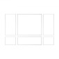 VEVOR Molding Wall Pack 3, Κιτ πάνελ με σκοτάδι, Ελαφρύ βαμμένο πολυστυρένιο, Εύκολη εγκατάσταση Έντονη επένδυση τοίχου για εσωτερική διακόσμηση Σαλόνι, Υπνοδωμάτιο, Σπίτι, Λευκό (79x160 + 79x61 cm)