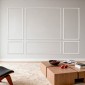 VEVOR Molding Wall Pack 3, Κιτ πάνελ με σκοτάδι, Ελαφρύ βαμμένο πολυστυρένιο, Εύκολη εγκατάσταση Έντονη επένδυση τοίχου για εσωτερική διακόσμηση Σαλόνι, Υπνοδωμάτιο, Σπίτι, Λευκό (79x160 + 79x61 cm)