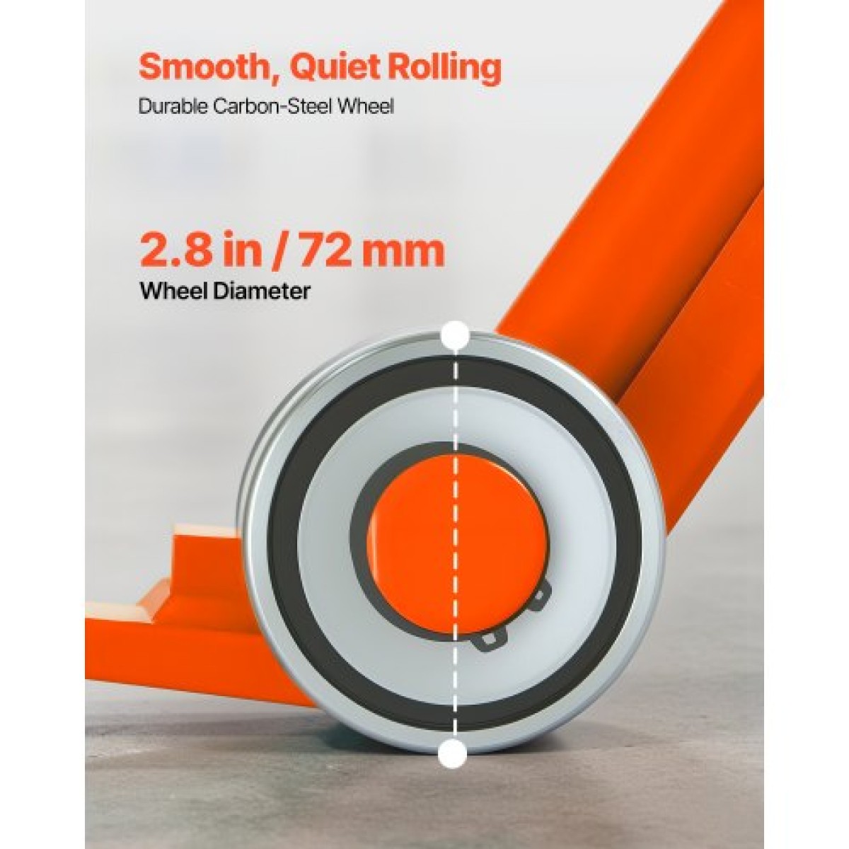 Βάρος VEVOR Prylever, χωρητικότητα βάρους 4990 kg, 1,7 m Carbon Steel Handle Lever Dolly, Pry Lever Bar με ρόδες για μεγάλες παλέτες, βαριά αντικείμενα, τσιμεντόλιθοι, χειρισμός βαρέως τύπου εξοπλισμού