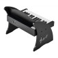 Πληκτρολόγιο VEVOR Kids Piano, Ξύλινο ψηφιακό πιάνο 25 πλήκτρων για παιδιά, Μίνι μουσικό εκπαιδευτικό όργανο παιχνίδι με ρεαλιστικό ήχο, διπλή ισχύς, ρυθμιζόμενη ένταση για νήπια, αγόρια κορίτσια εκμάθηση, μαύρο