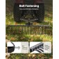 VEVOR Tow Behind Dethatcher, 1525mm Tow Dethatcher, 1525mm Tow Dethatcher with 32 Steel Tines, 3-Point Lawn Dethatcher Rake with Attachments for Tractor, Landscape Rake for Garden, Farm, Grass