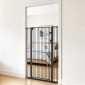 VEVOR Extra Tall Pet Gate για γάτες, 740-1050 mm Ρυθμιζόμενο πλάτος, 1420 mm High Dog Gate, με κιτ τοποθέτησης πίεσης και κιτ τοποθέτησης στον τοίχο, στενό διάκενο 33 mm, για σκάλες, πόρτες και σπίτι, μαύρο