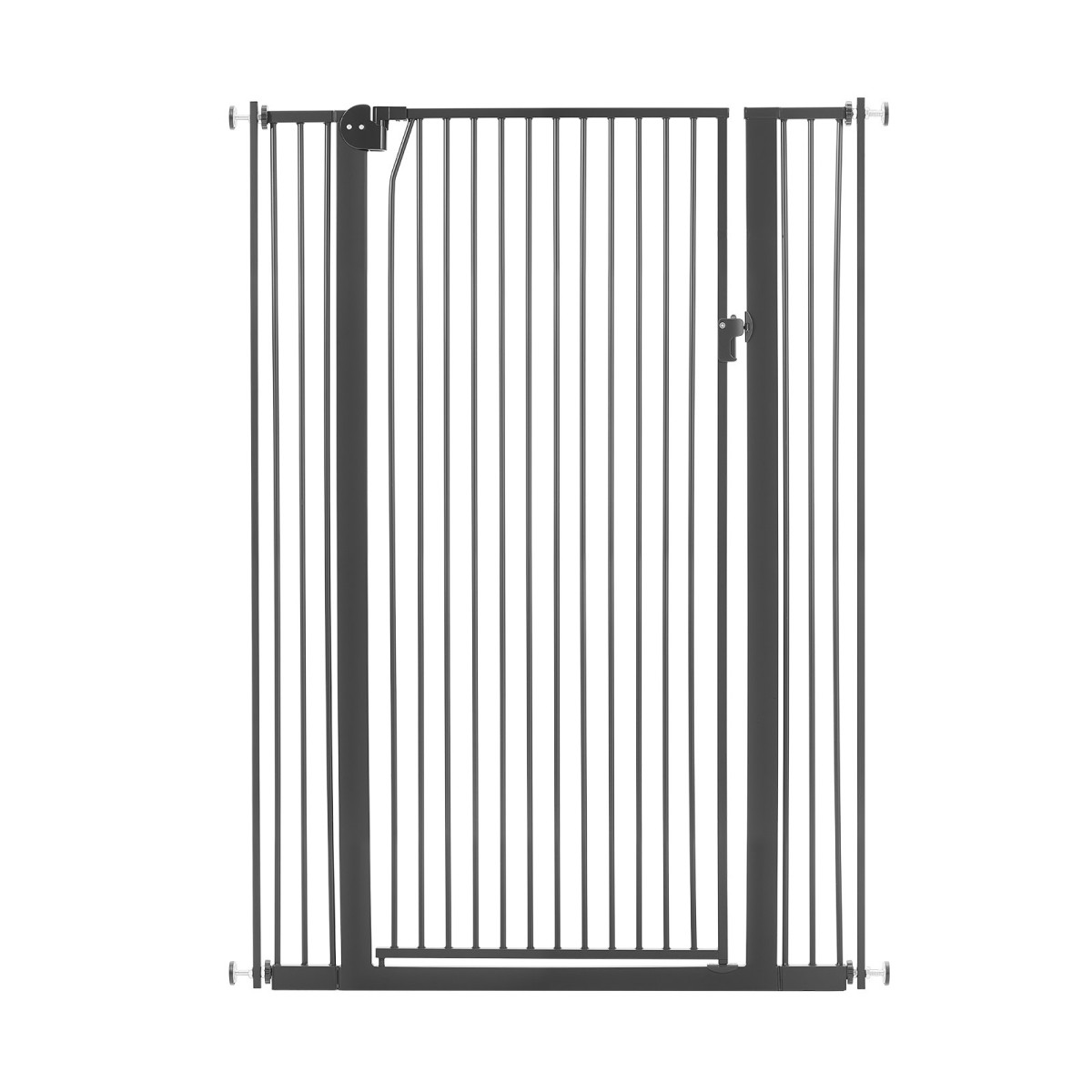 VEVOR Extra Tall Pet Gate για γάτες, 740-1050 mm Ρυθμιζόμενο πλάτος, 1420 mm High Dog Gate, με κιτ τοποθέτησης πίεσης και κιτ τοποθέτησης στον τοίχο, στενό διάκενο 33 mm, για σκάλες, πόρτες και σπίτι, μαύρο