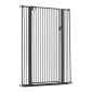 VEVOR Extra Tall Pet Gate για γάτες, 740-1050 mm Ρυθμιζόμενο πλάτος, 1420 mm High Dog Gate, με κιτ τοποθέτησης πίεσης και κιτ τοποθέτησης στον τοίχο, στενό διάκενο 33 mm, για σκάλες, πόρτες και σπίτι, μαύρο