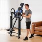 Τραπέζι αντιστροφής VEVOR, Χωρητικότητα 136 kg Φορείο αντιστροφέα βαρέως τύπου πλάτης, Αντεστραμμένο τραπέζι με κλείδωμα διπλού κυλίνδρου, τραπέζια αποσυμπίεσης για ώμους, λαιμός, πλάτη, Ρύθμιση καρφίτσας υποβραχιόνιου 3 επιπέδων