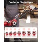 VEVOR Ratchet Pipe Threader Kit with 7 Die, 3/8" BSPT to 2" BSPT Manual Ratcheting Pipe Threading Tool, Portable Pipes Threader set with Toolbox for Plumbing Installation & Repair