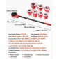 VEVOR Ratchet Pipe Threader Kit with 7 Die, 3/8" BSPT to 2" BSPT Manual Ratcheting Pipe Threading Tool, Portable Pipes Threader set with Toolbox for Plumbing Installation & Repair