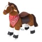 VEVOR Ride On Horse, Παιχνίδια με πόνυ ιππασίας για παιδιά, δεν απαιτείται μπαταρία, λείες ρόδες με δαχτυλίδι ακινητοποίησης κατά της κύλισης, αναβαθμισμένο ανασηκωμένο κάθισμα, λαβές, πεντάλ, μέγιστη χωρητικότητα 50 kg για ηλικίες 3-8