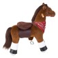 VEVOR Ride On Horse, Παιχνίδια με πόνυ ιππασίας για παιδιά, δεν απαιτείται μπαταρία, λείες ρόδες με δαχτυλίδι ακινητοποίησης κατά της κύλισης, αναβαθμισμένο ανασηκωμένο κάθισμα, λαβές, πεντάλ, μέγιστη χωρητικότητα 50 kg για ηλικίες 3-8